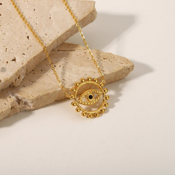 Cutout  Eye Necklace