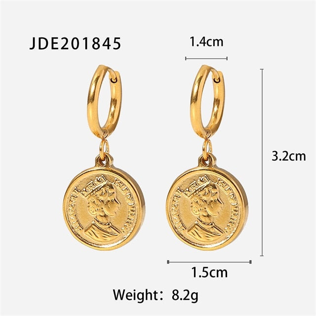 Queen Elizabeth Earrings