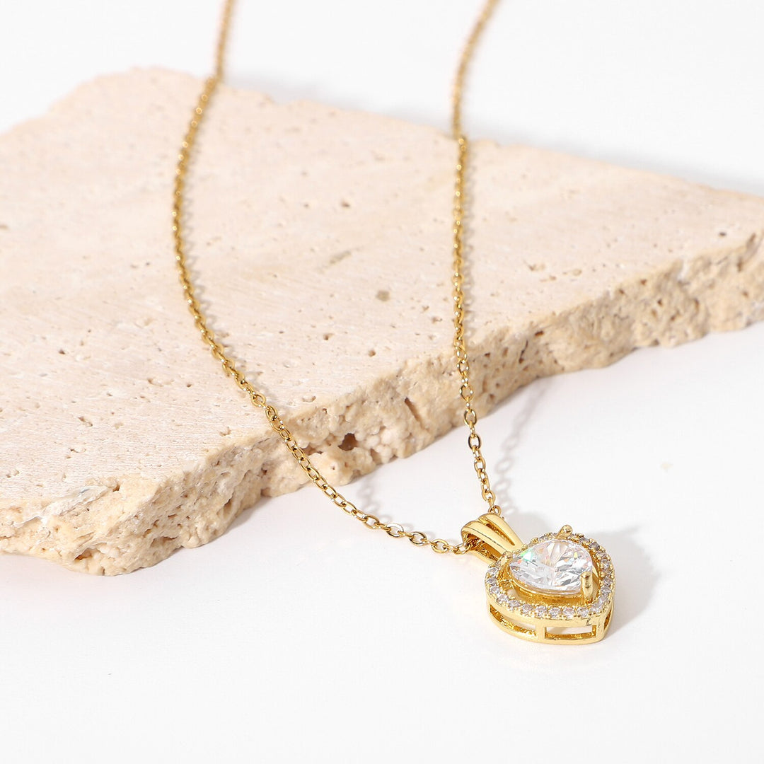 Iced Heart Necklace