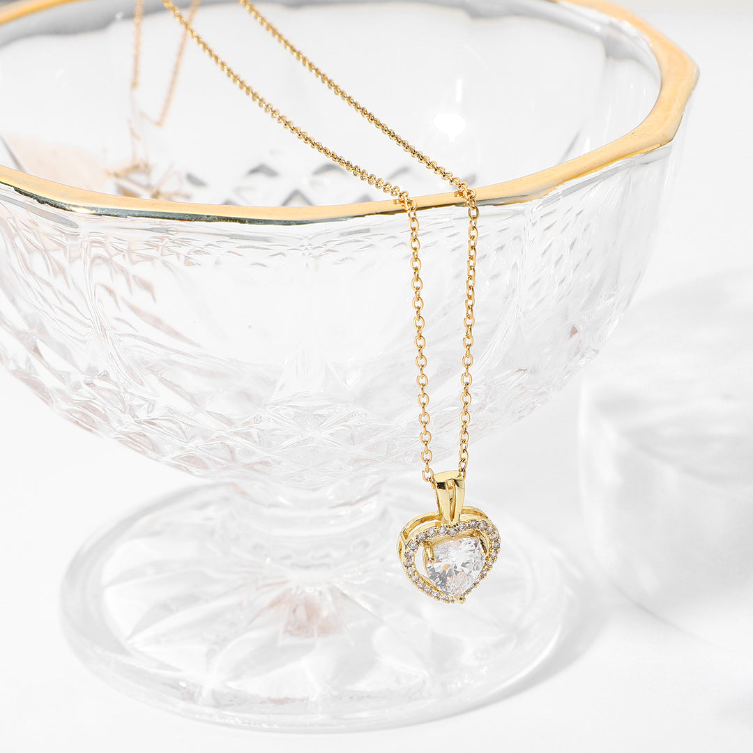 Iced Heart Necklace