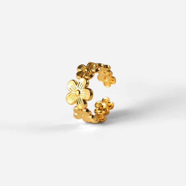 Flower Adjustable Ring