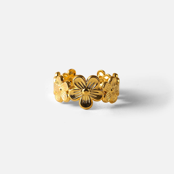 Flower Adjustable Ring