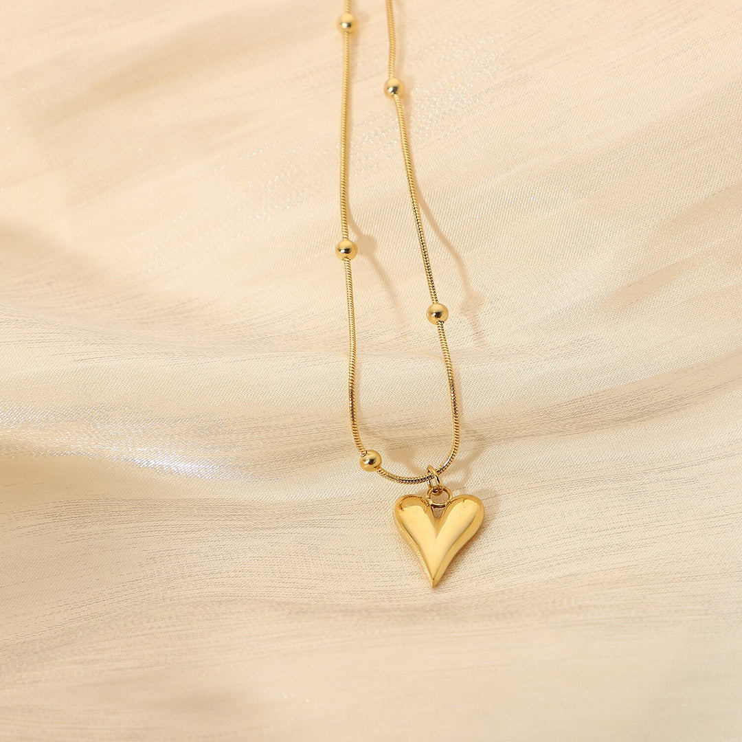 Minimal Heart Necklace