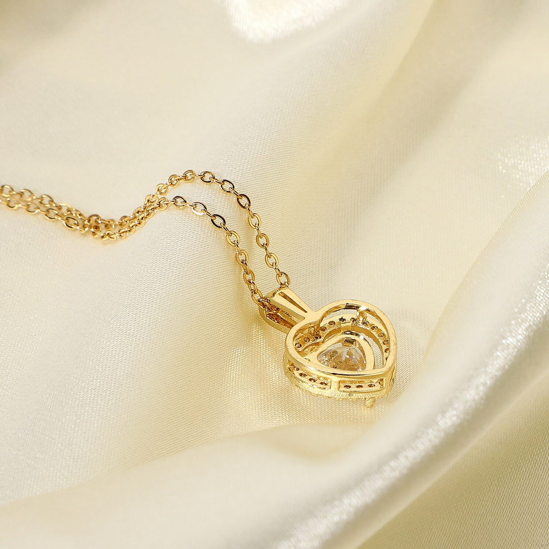 Iced Heart Necklace