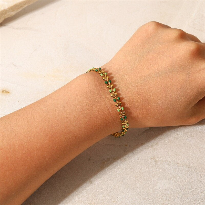 Olive Leaf Bracelet