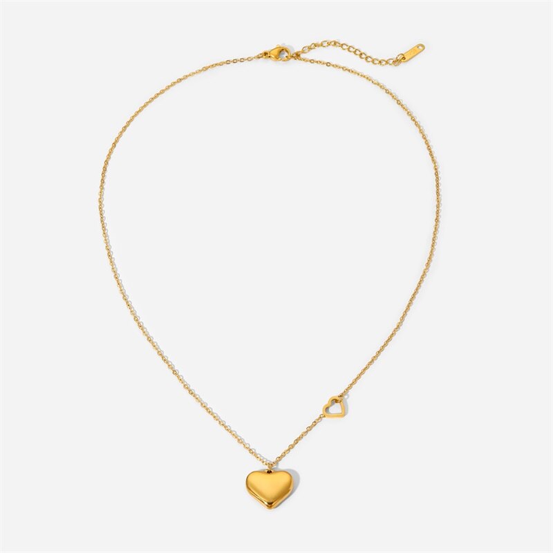 Double Heart Necklace