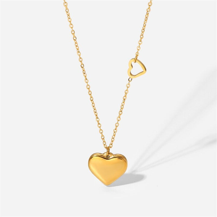 Double Heart Necklace