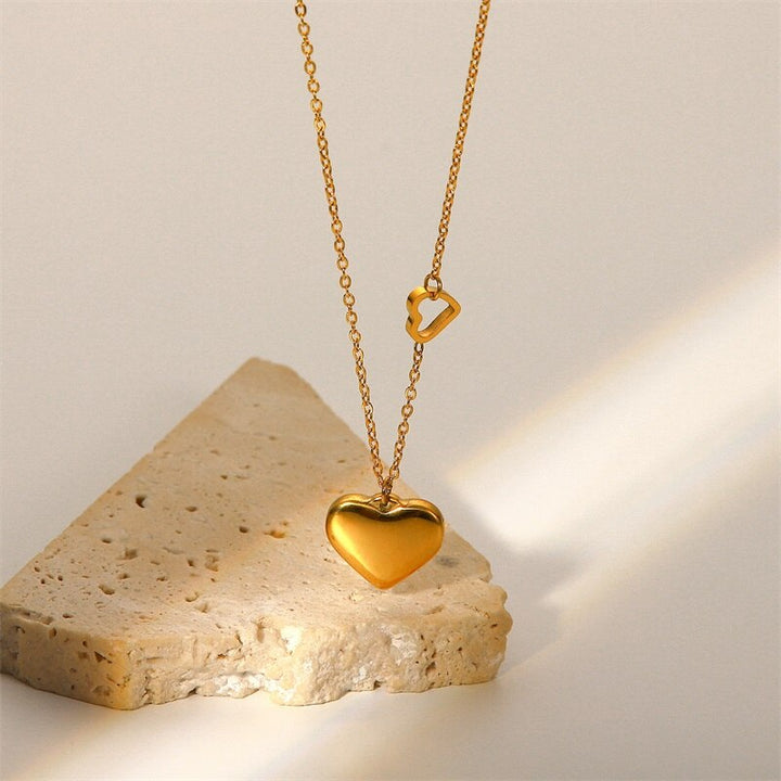 Double Heart Necklace